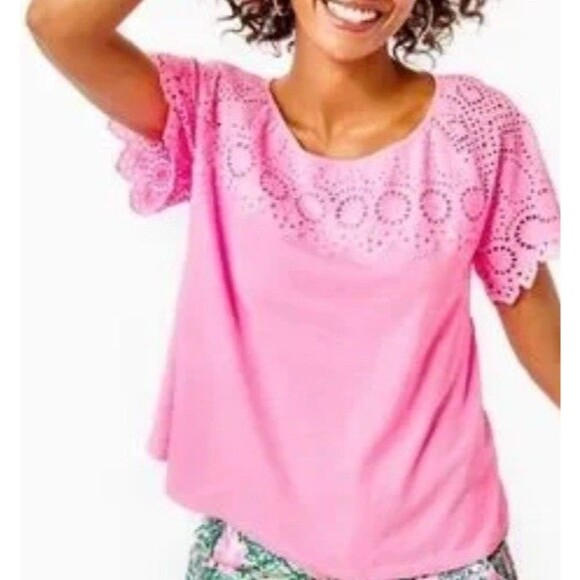 Lilly Pulitzer Tops - Lilly Pulitzer Size XS Taylinn Blouse Top Pink
